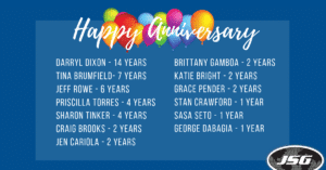 September 2019 Anniversaries
