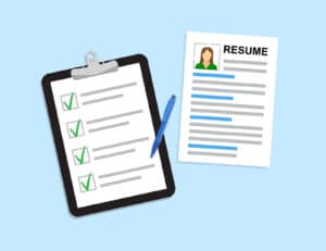 numbers on resume